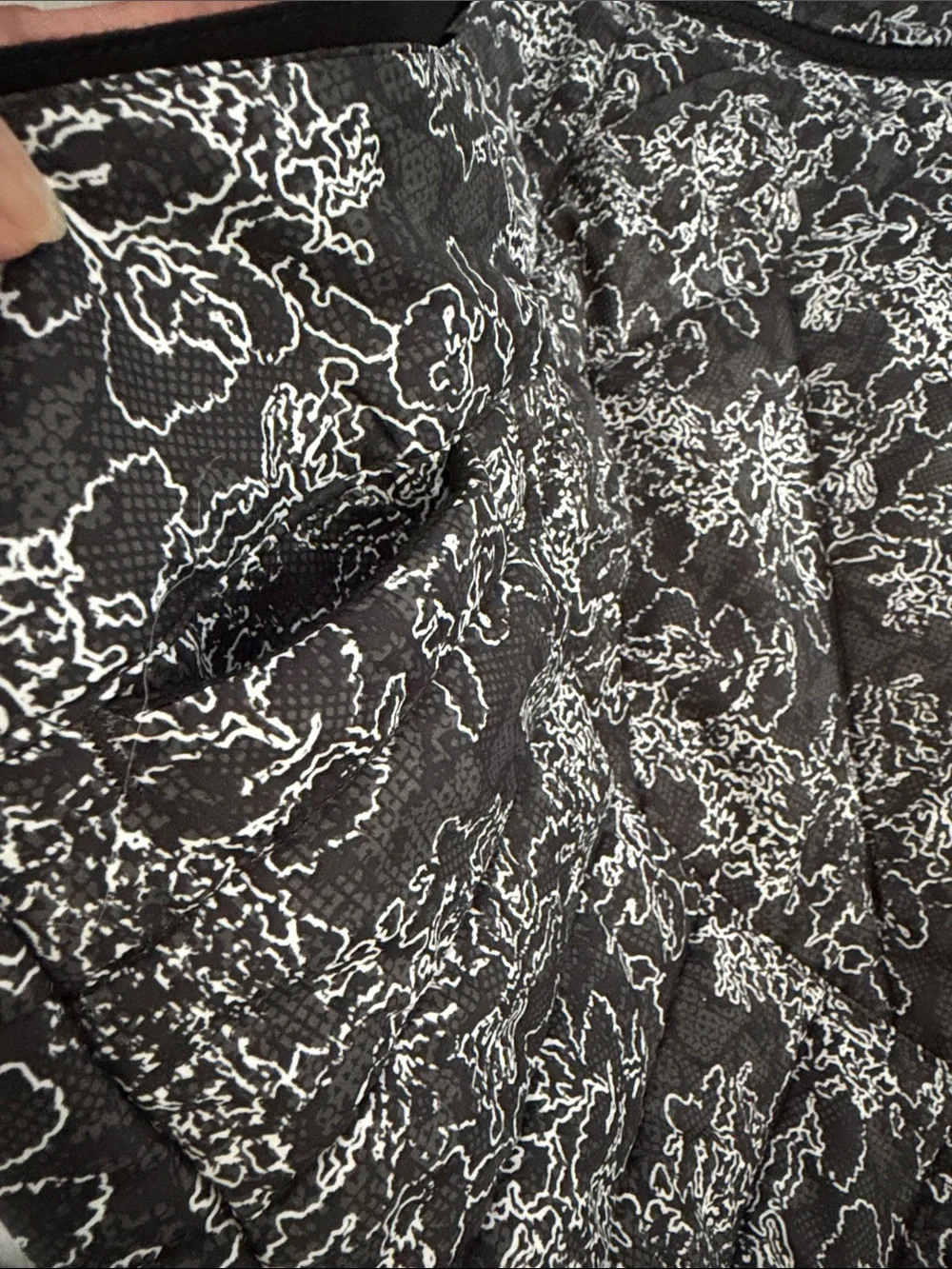 Smartwool Smartloft Corbet 120 Quilted Floral Print Insulated Skirt with Side Zi